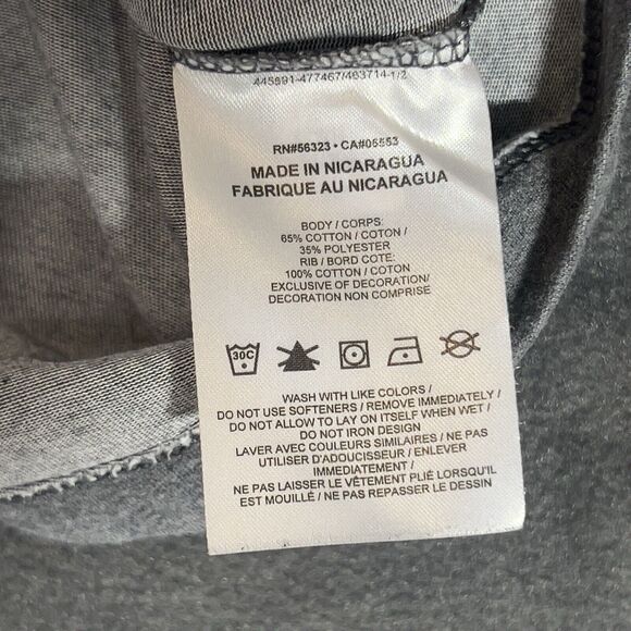 The Nike Tee Dri-Fit Mens Short Sleeve Crew Neck Gray T Shirt Size XL*Pre-Owned* - Picture 7 of 7